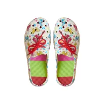 Женские сандали 36-41 разноцветные белые/красные