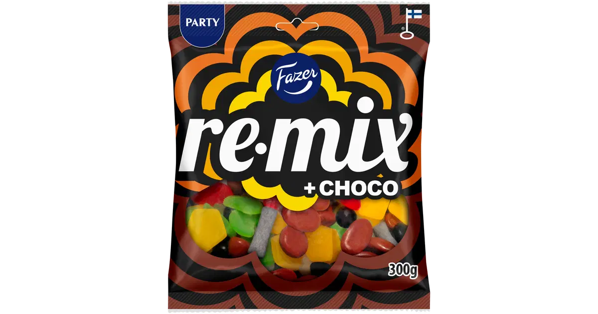 Fazer Remix Choco karkkipussi 300g