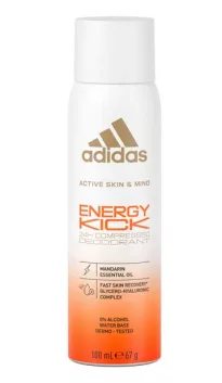 Дезодорант-спрей Adidas Active Skin &amp; Mind Energy Kick Compressed, 100 мл 
