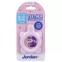 Jordan Step by Step 0–12 months прорезыватель и обучающая зубная щётка, 1 шт. 
