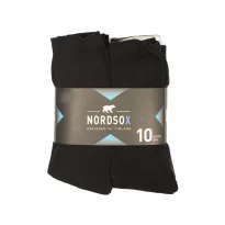Nordsox Мужские носки черные 10 штук 40-42 