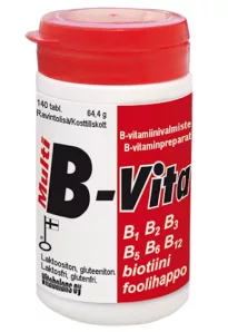 Multi B-Vita, комплекс витаминов B, 64,4 г, 140 шт 
