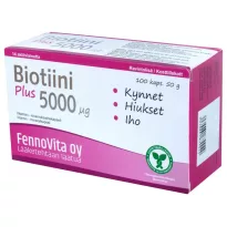 Fennovita Пищевая добавка Биотин Плюс 100 шт
