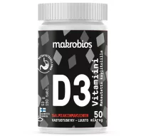 Makrobios Vitamin D3, 50 мкг, 150 таблеток (53 г), вкус салмиакки