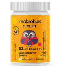 Macrobios Junior D3-витамин 10 мг 100 шт