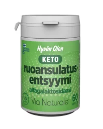 Hyvän Olon Keto Пищеварительный фермент 12 г 60 табл. 
