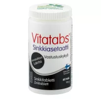 Vitatabs Цинк Ацетат со вкусом лакрицы, 60 табл